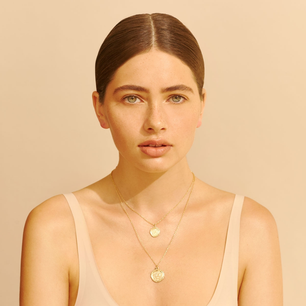 Amber Sceats Double Coin Necklace 38$